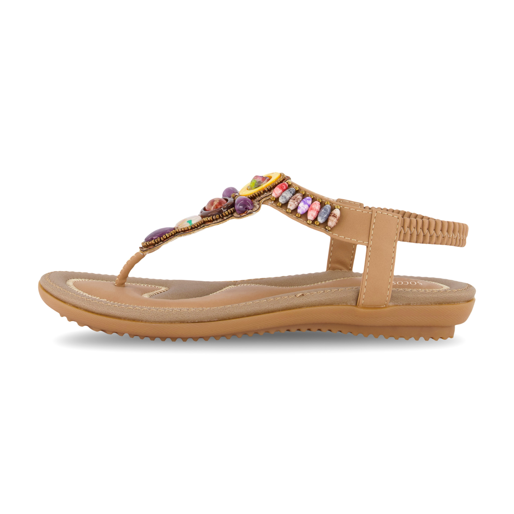 Bohemia Bead Style Herringbone Sandals-Soco Sands