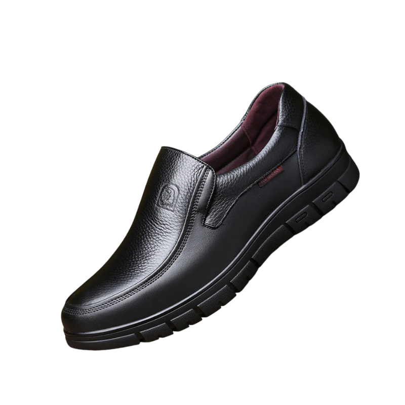 Casual Leather Flat Platform Shoes For Men-Soco Sands