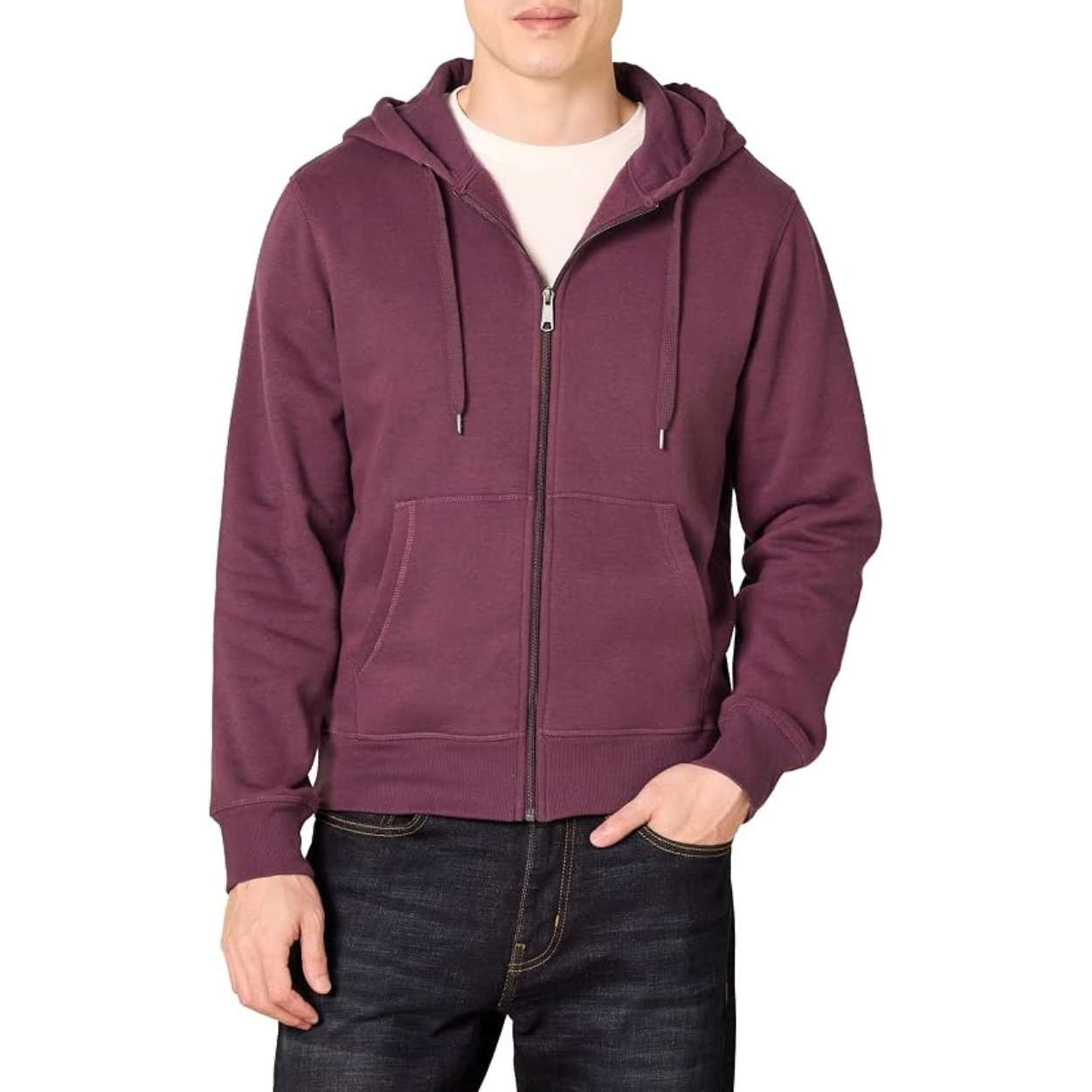 Casual Zip Up Hoodie For Everyday Wear For Men