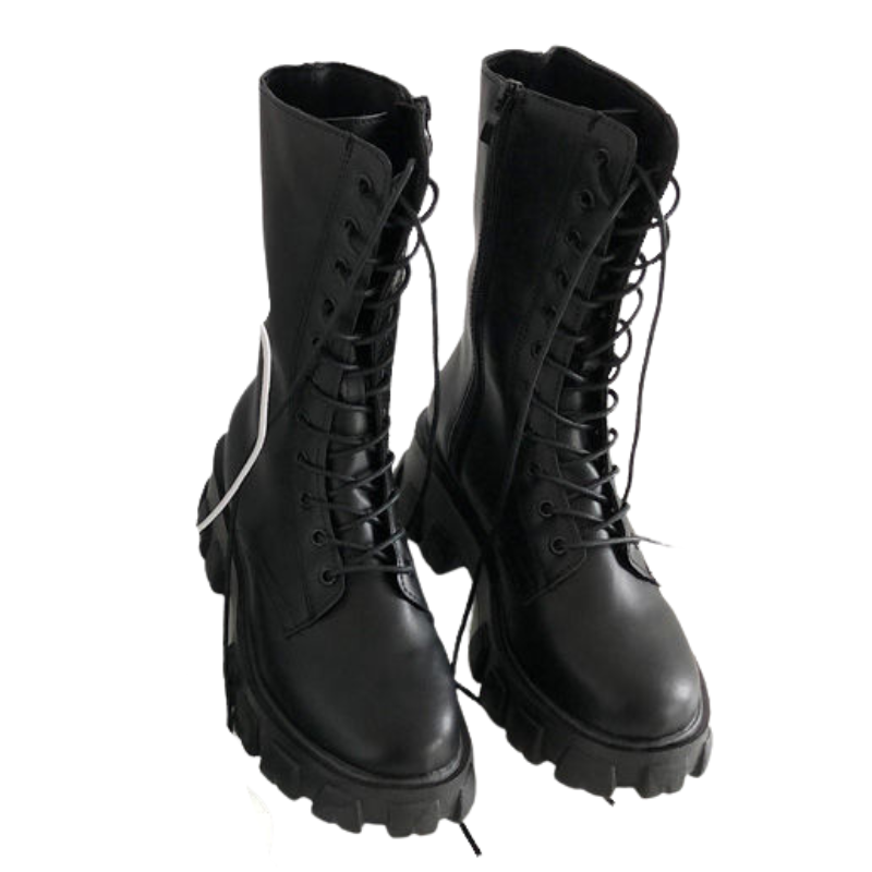 Mid Calf Boots With Zipper-Soco Sands