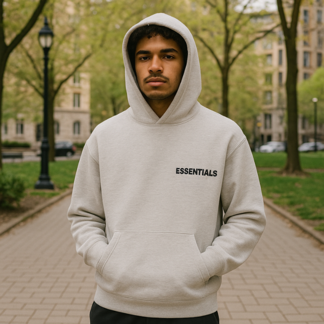 Minimalist Essentials Printed Hoodie