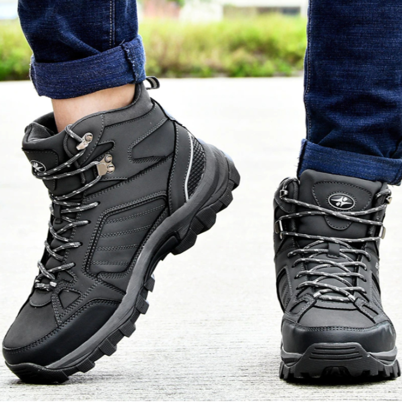 Men Anti-Skidding Leather Boots-Soco Sands