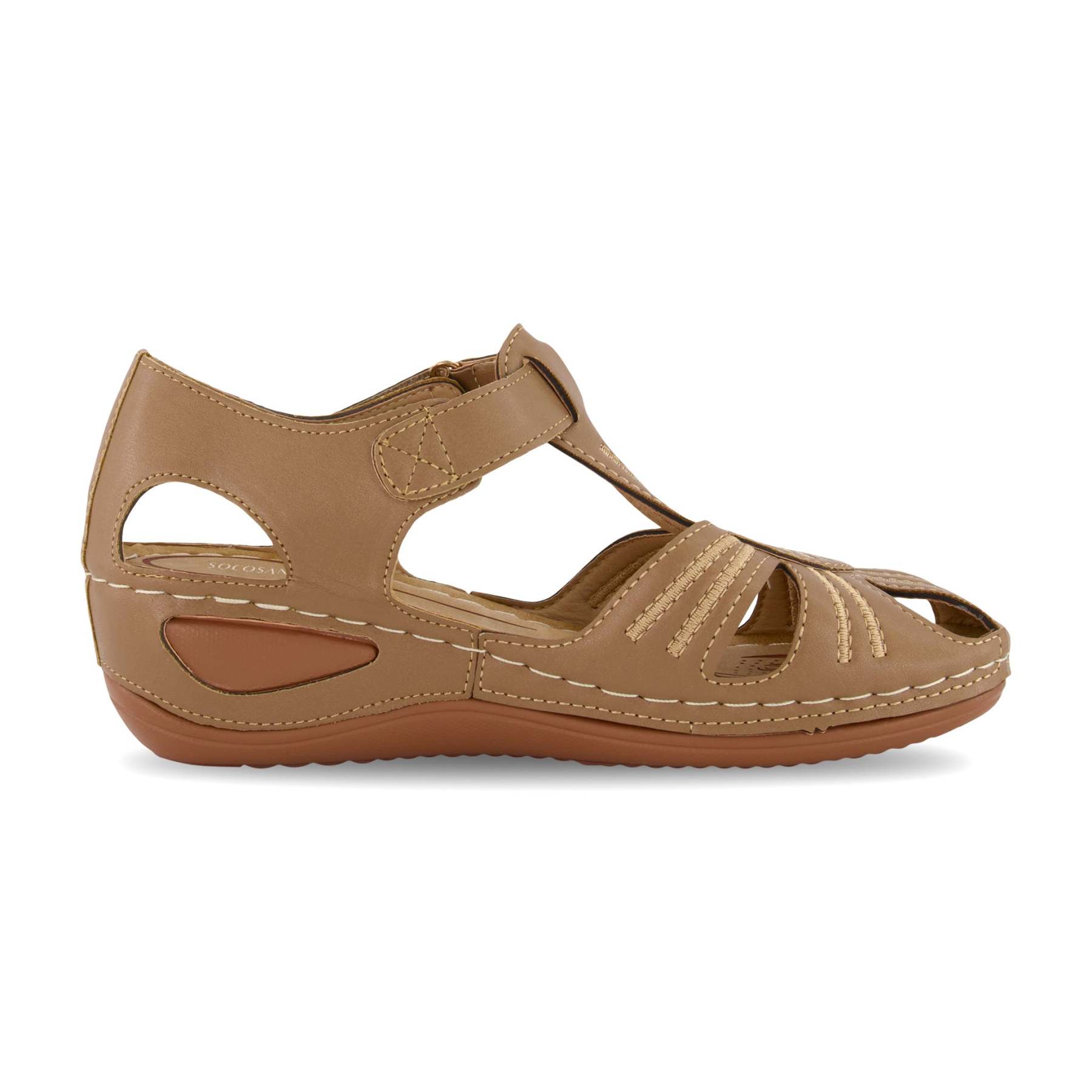 Casual Comfort Wedge Sandals-Soco Sands