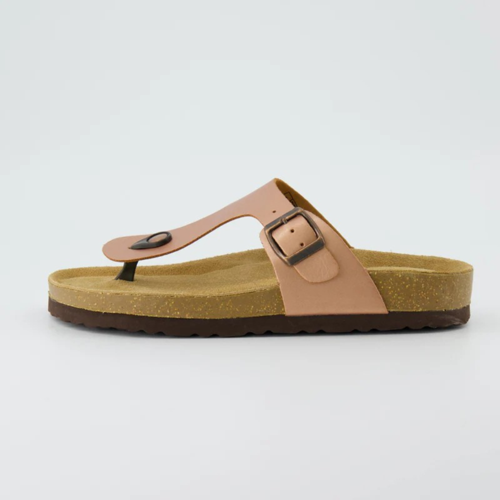 Women Footbed Thong Sandals