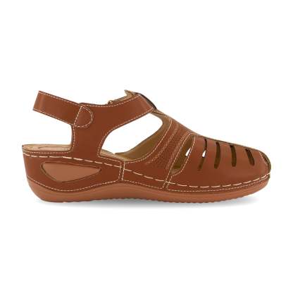 Lightweight Hook Loop Wedges Sandals-Soco Sands