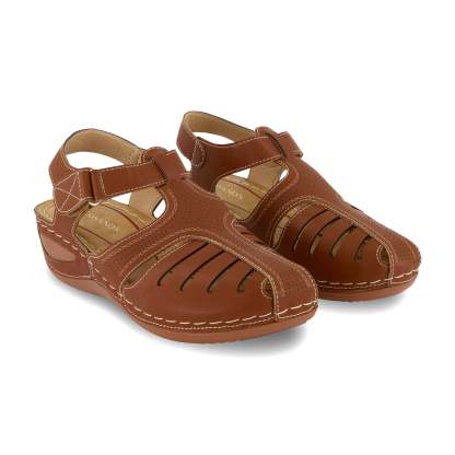 Lightweight Hook Loop Wedges Sandals-Soco Sands