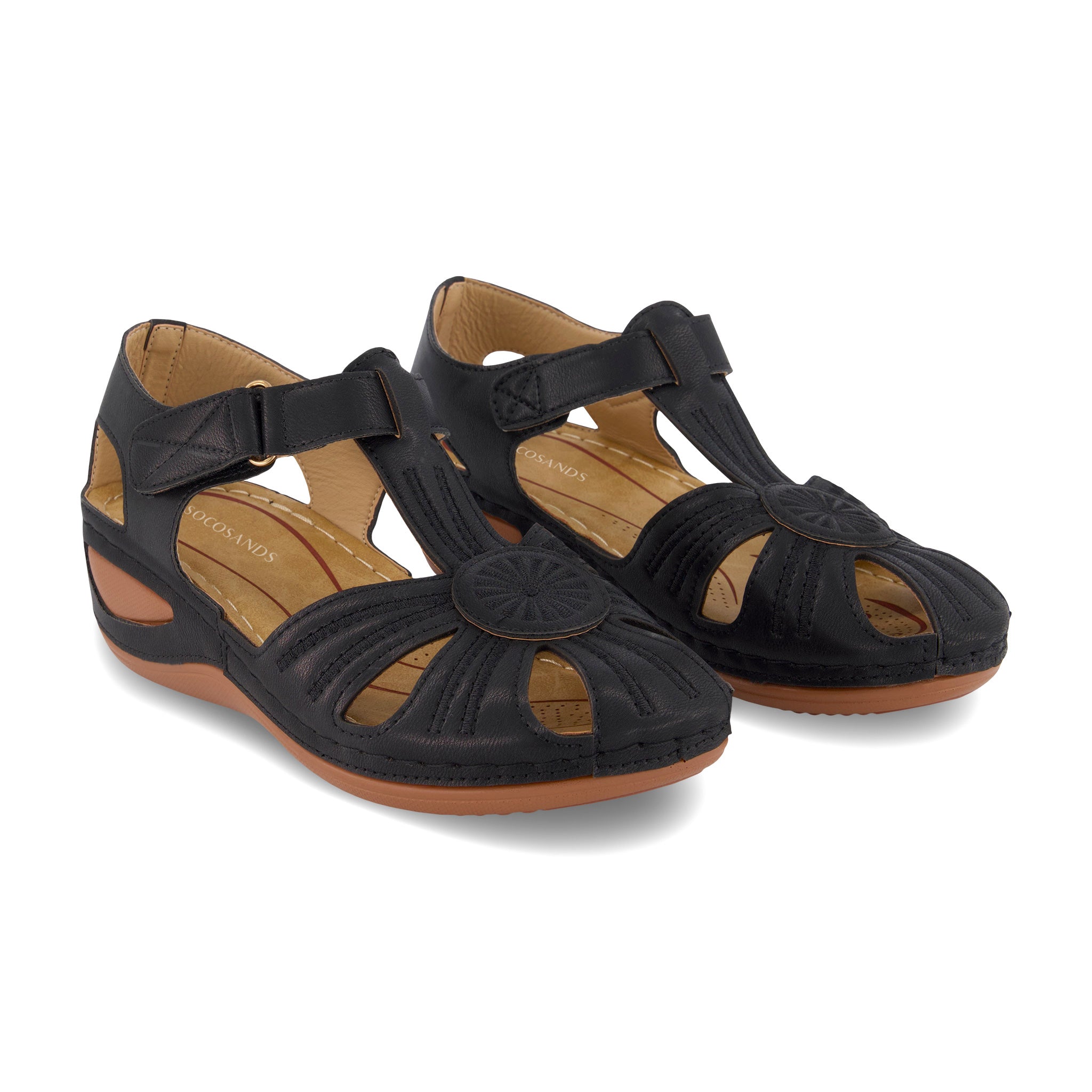 Casual Comfort Wedge Sandals-Soco Sands