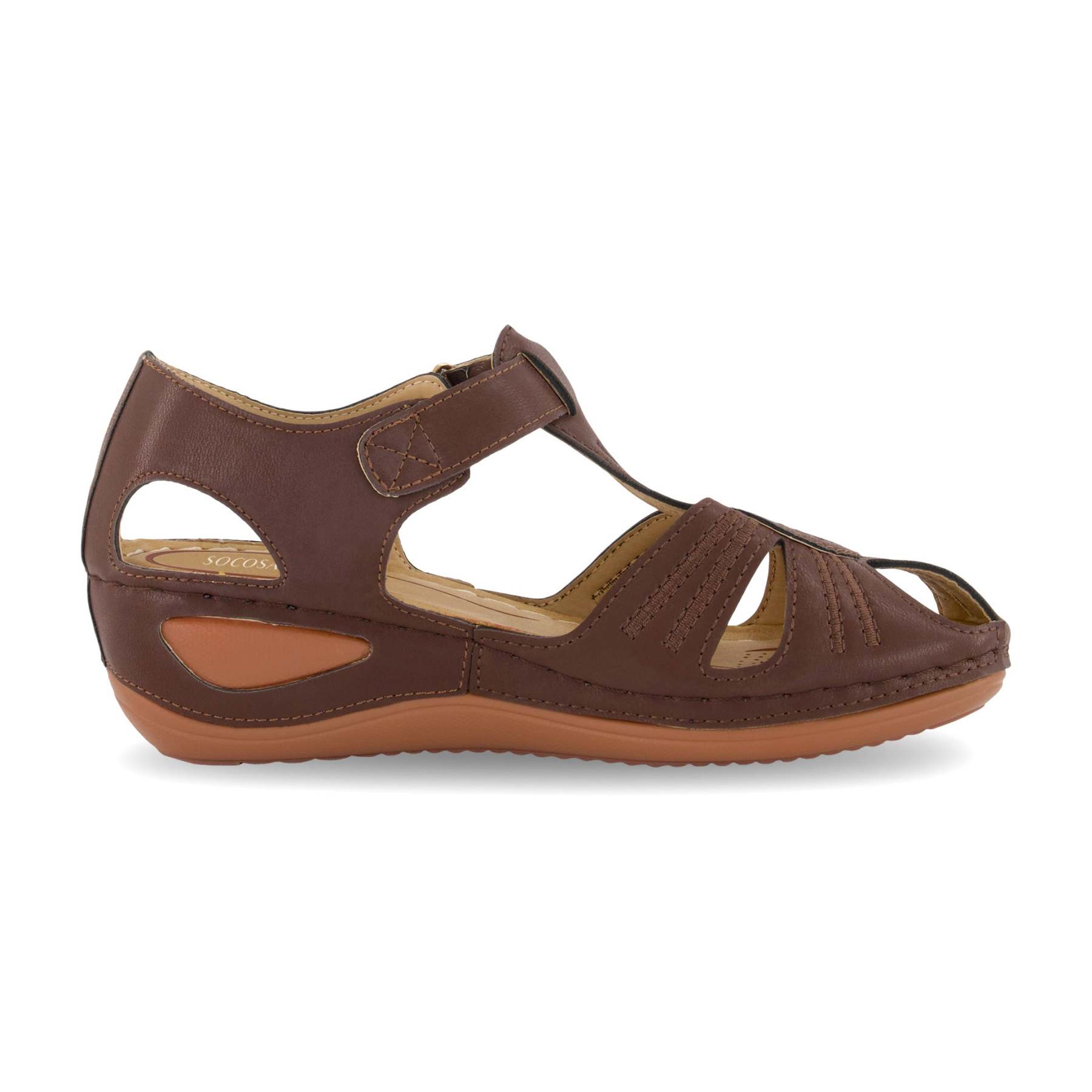 Casual Comfort Wedge Sandals-Soco Sands