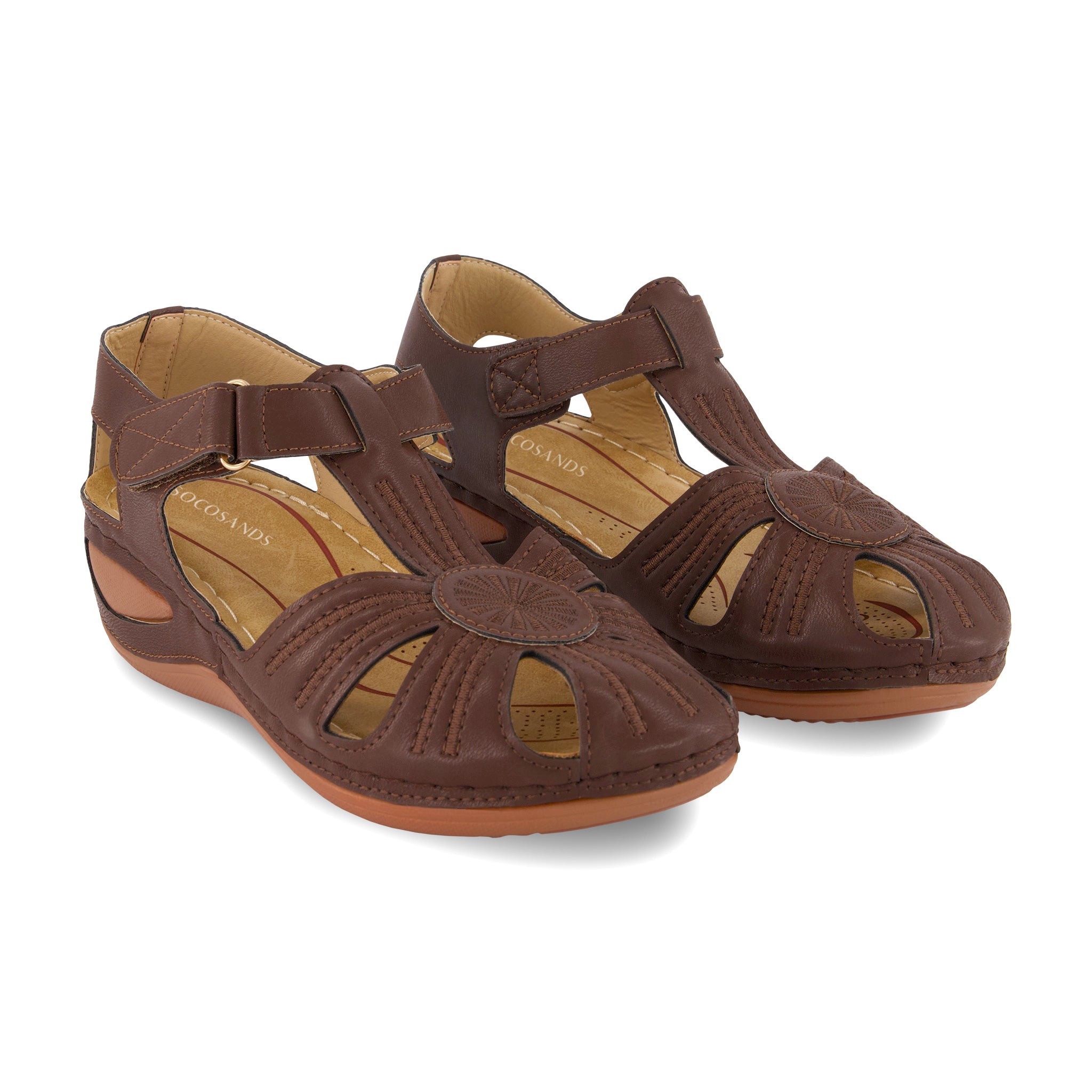 Casual Comfort Wedge Sandals-Soco Sands