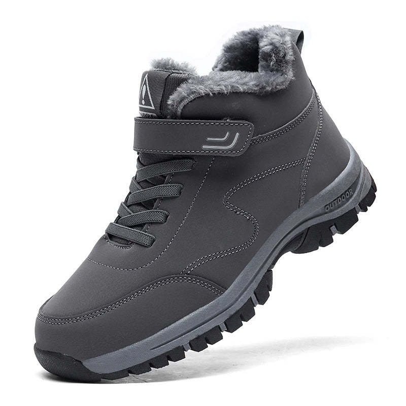Unisex Leather Warm Hiking Shoes-Soco Sands