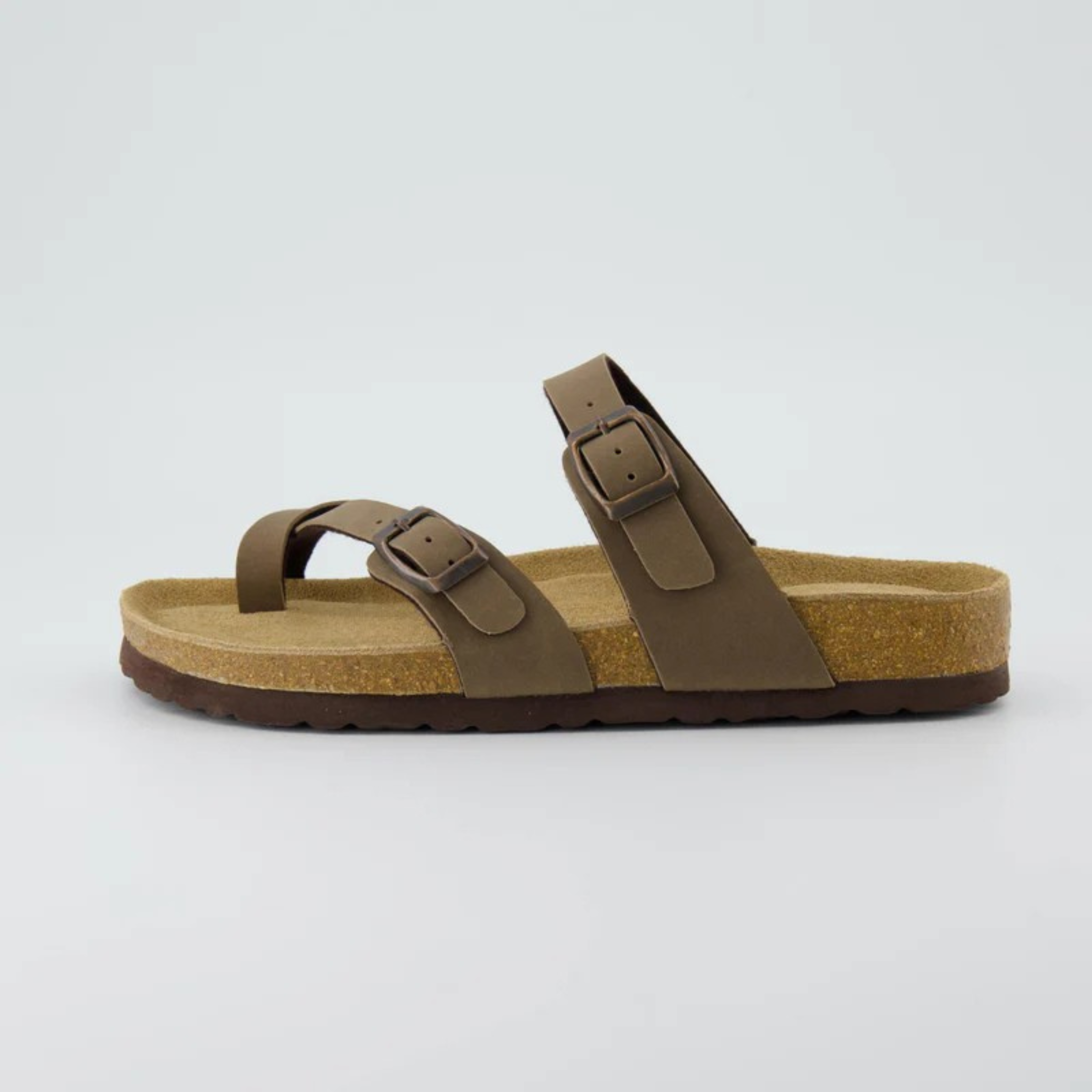 Women Cork Footbed Sandal