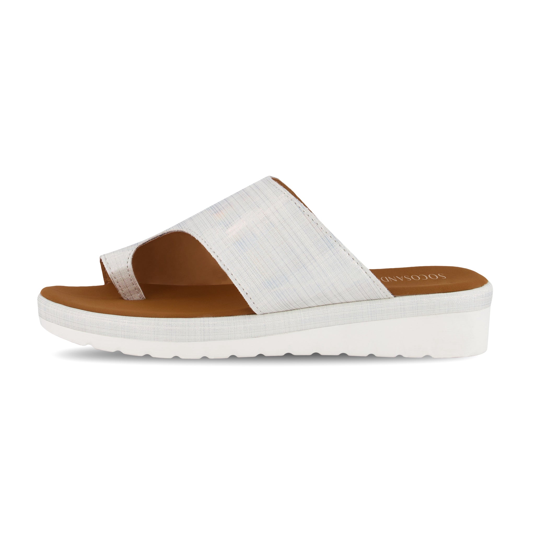 Comfy Platform Wide Sandals-Soco Sands