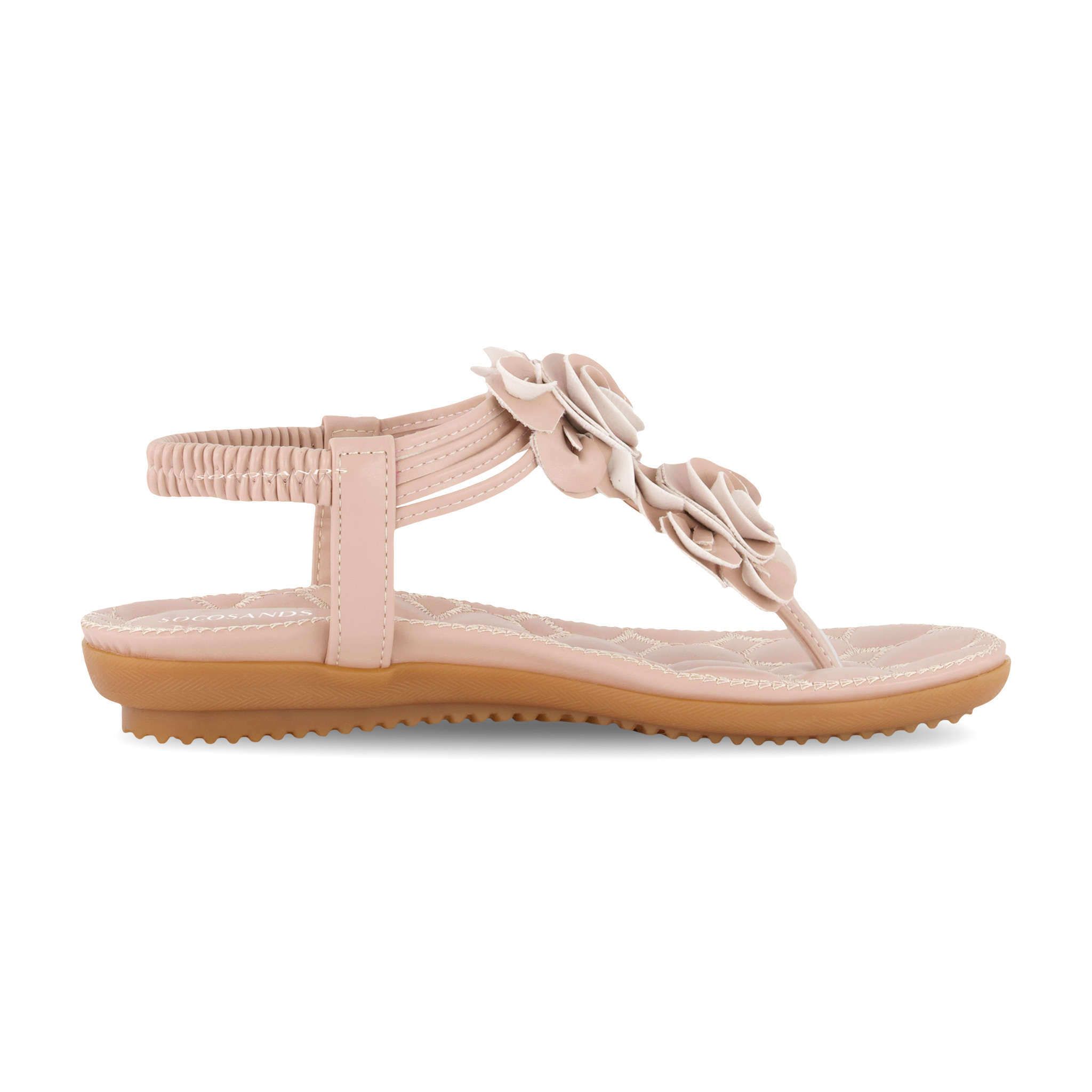 Flower Casual Beach Female Flat Sandals-Soco Sands