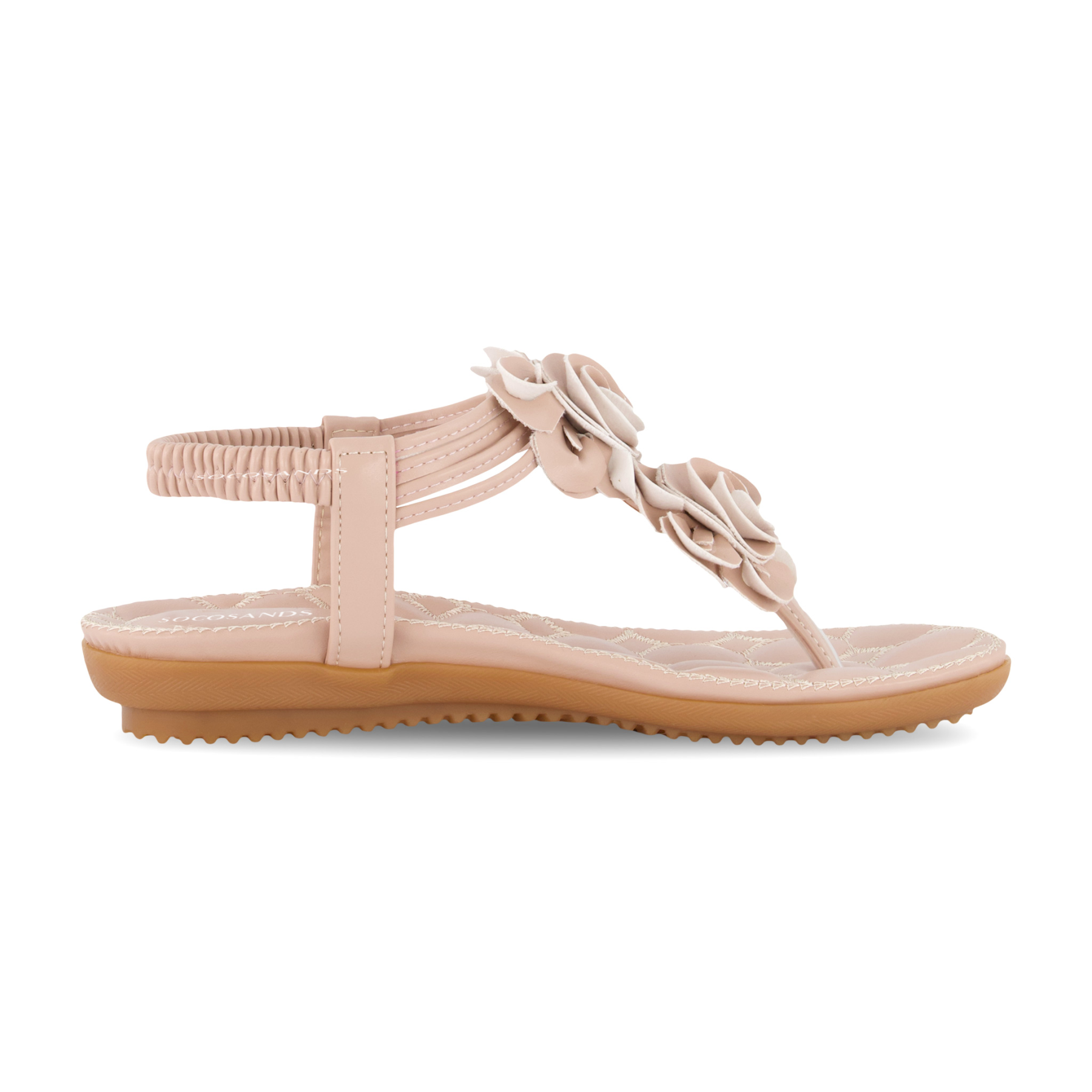 Flower Casual Beach Female Flat Sandals-Soco Sands