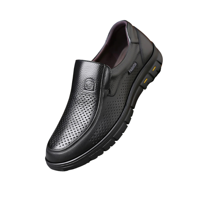 Flat Platform Casual Leather Shoes For Men-Soco Sands