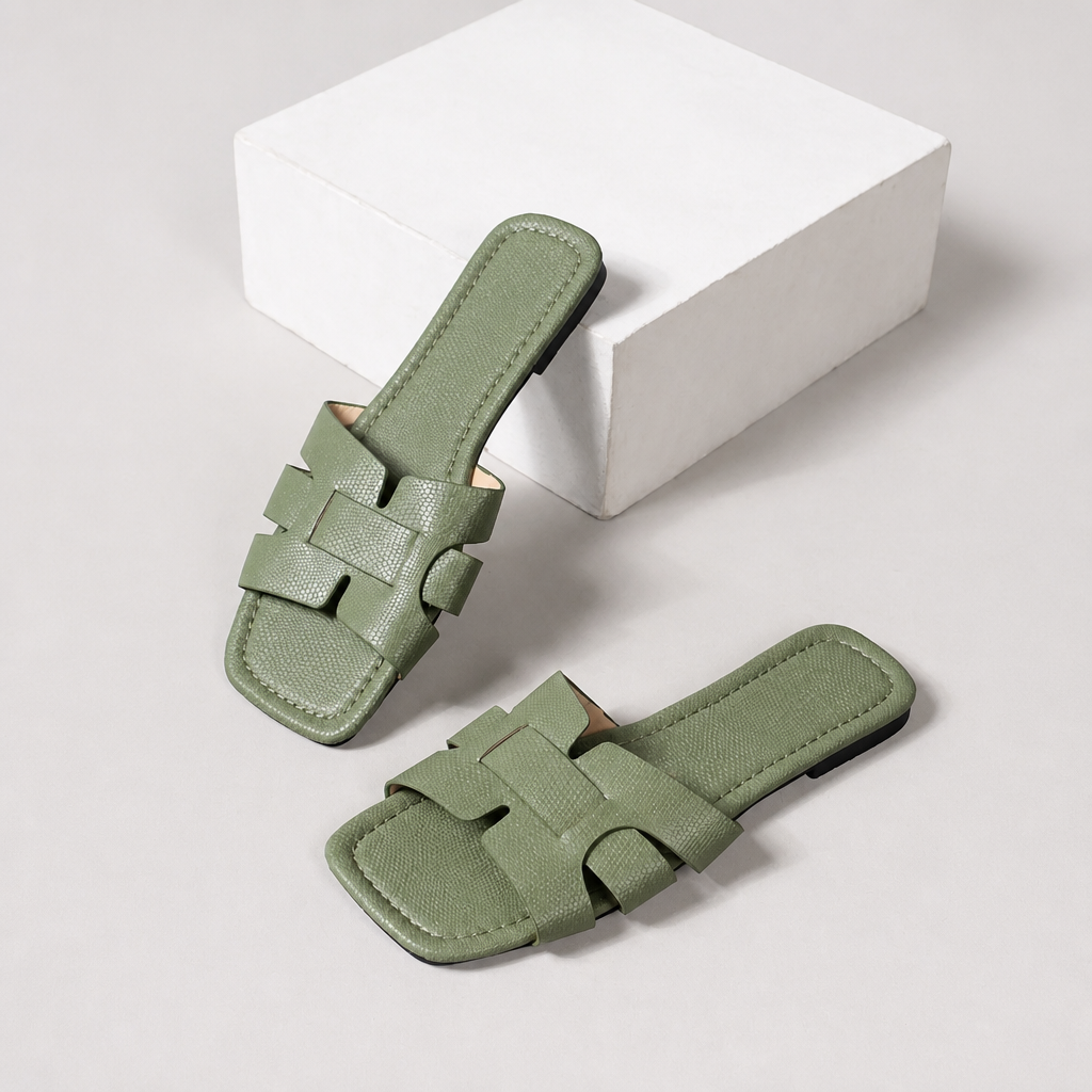 Casual Korean Style Flat Slide Sandals for Women