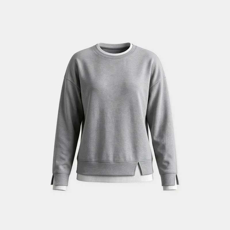 Patchwork Oversized Long Sleeve Pullover Hoodie for Women