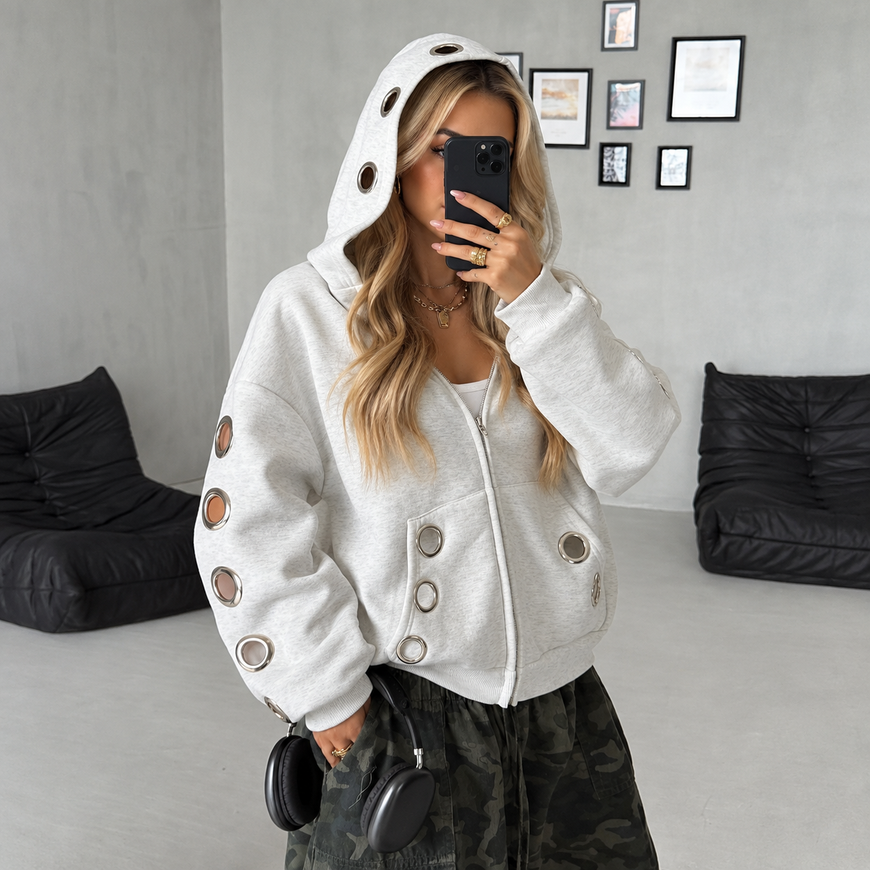 Casual Loose Graphic Printed Sweatshirt For Women