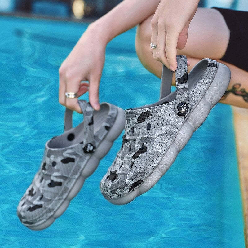 Men's Casual Garden Clogs Soft Sandals-Soco Sands