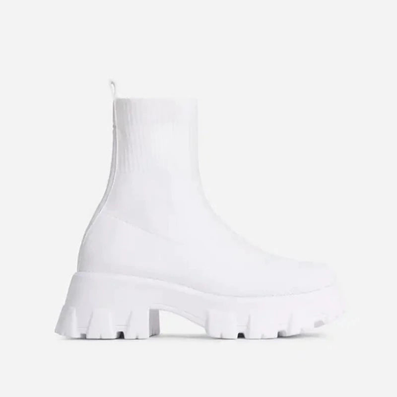 Knitted Slip on Winter Boots-Soco Sands