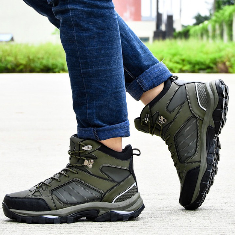 Men Anti-Skidding Leather Boots-Soco Sands