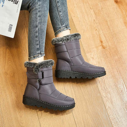 Waterproof Fur Snow Boots for Men-Soco Sands