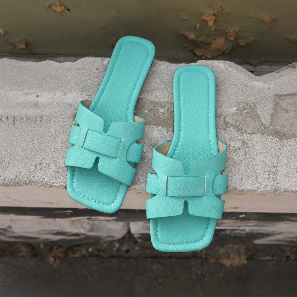 Casual Flat Slip On Slide Sandals with Lightweight Design for Women