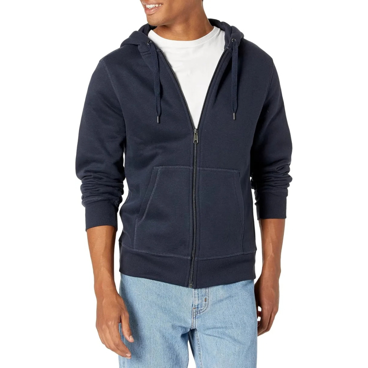 Casual Zip Up Hoodie For Everyday Wear For Men