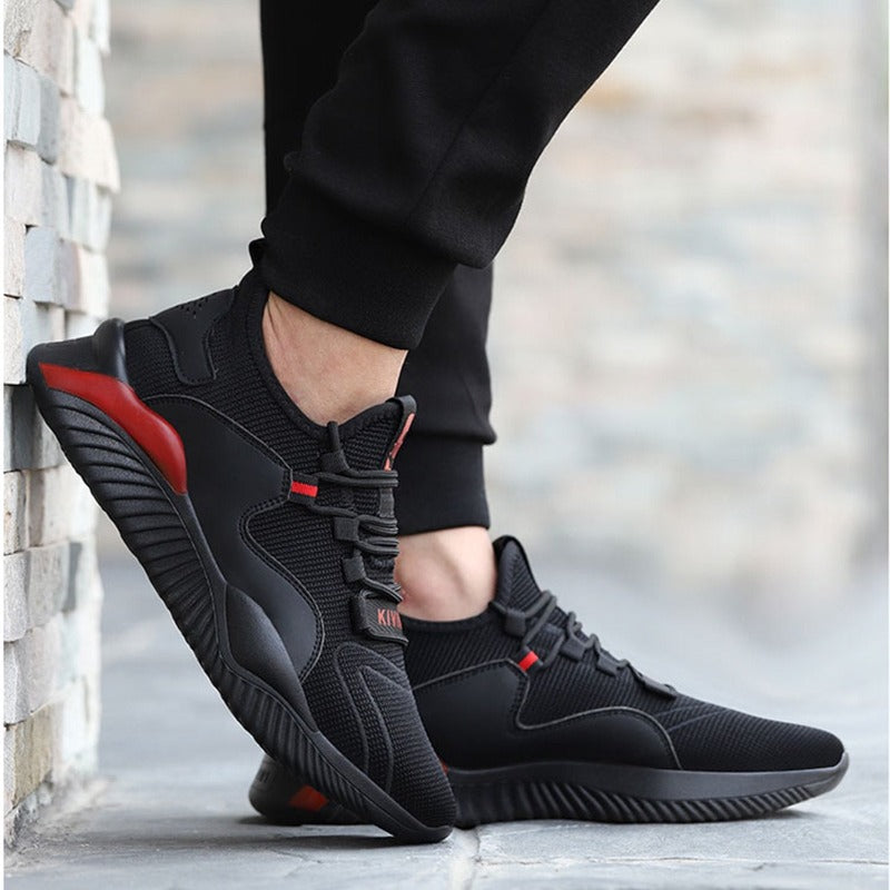 Anti Stab Solid Men Sneakers-Soco Sands