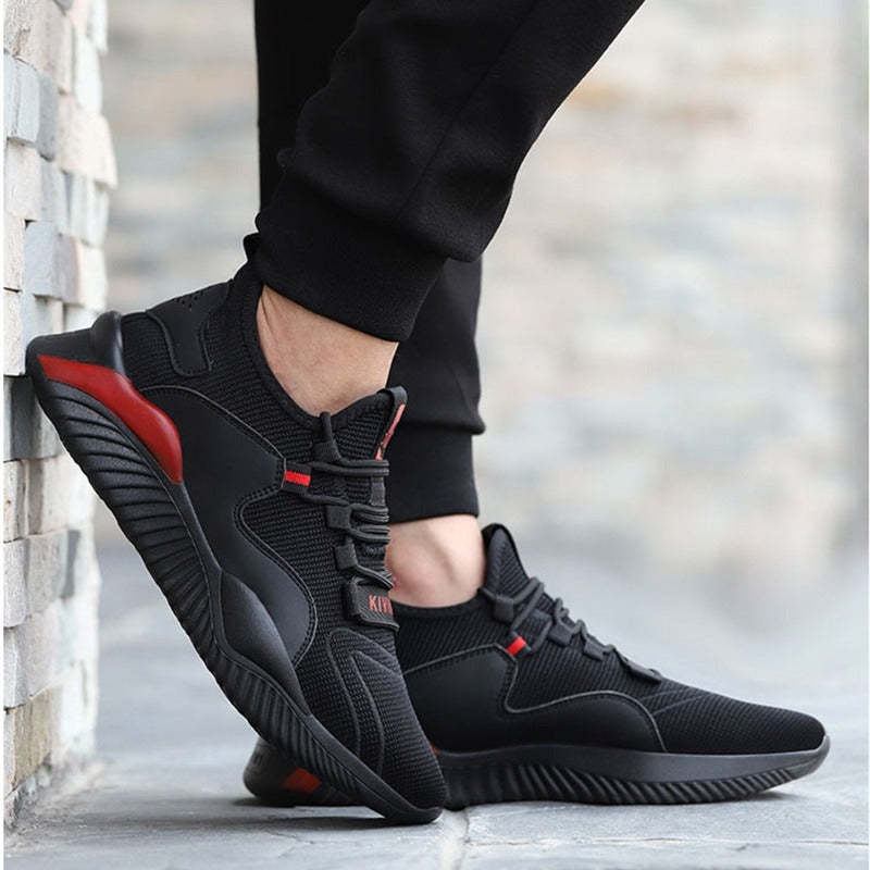 Anti Stab Solid Men Sneakers-Soco Sands