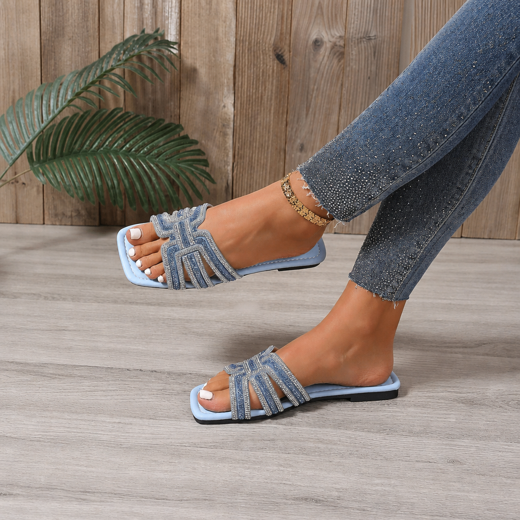 Casual Summer Flat Slide Sandals For Women