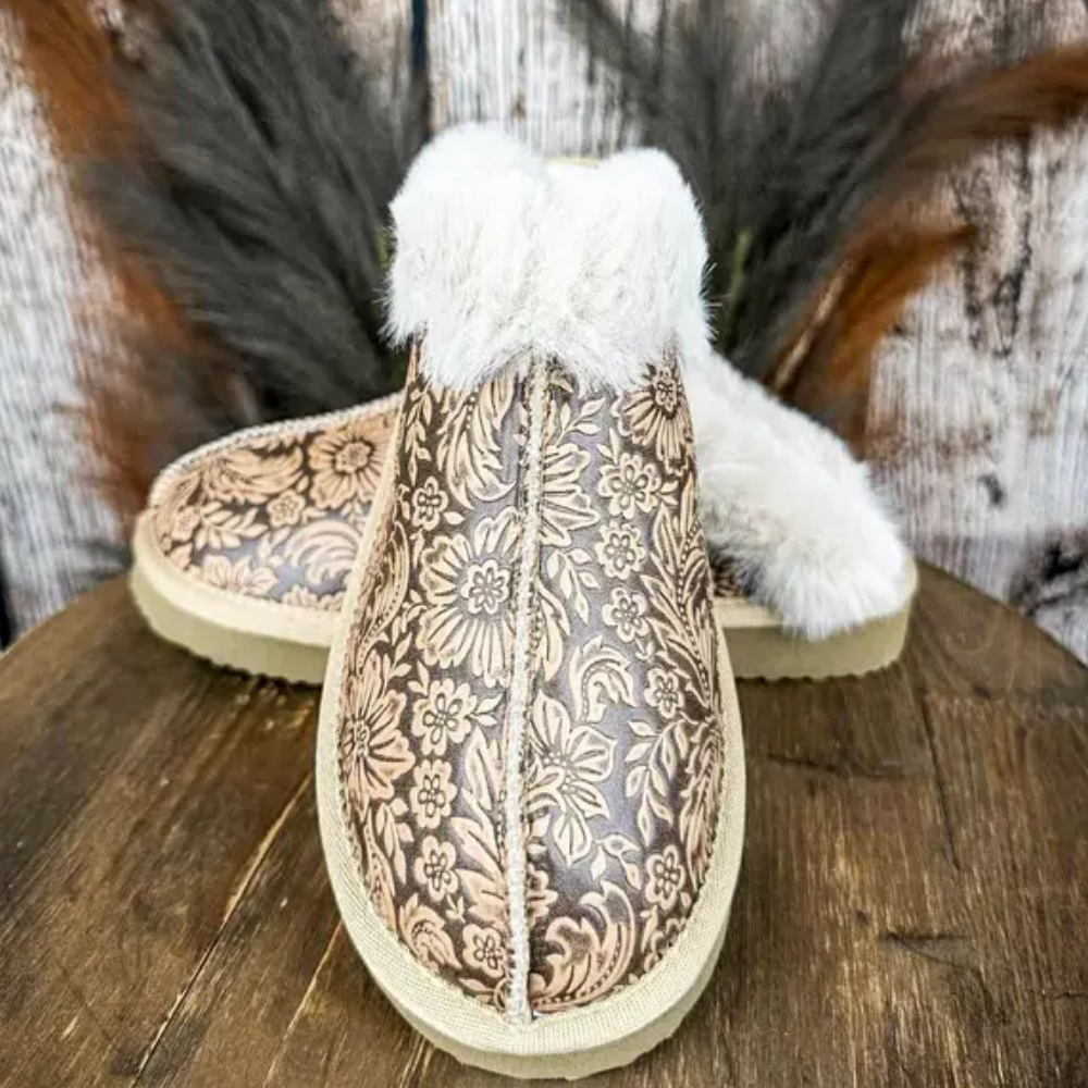 Very G Embossed Lolly Slipper