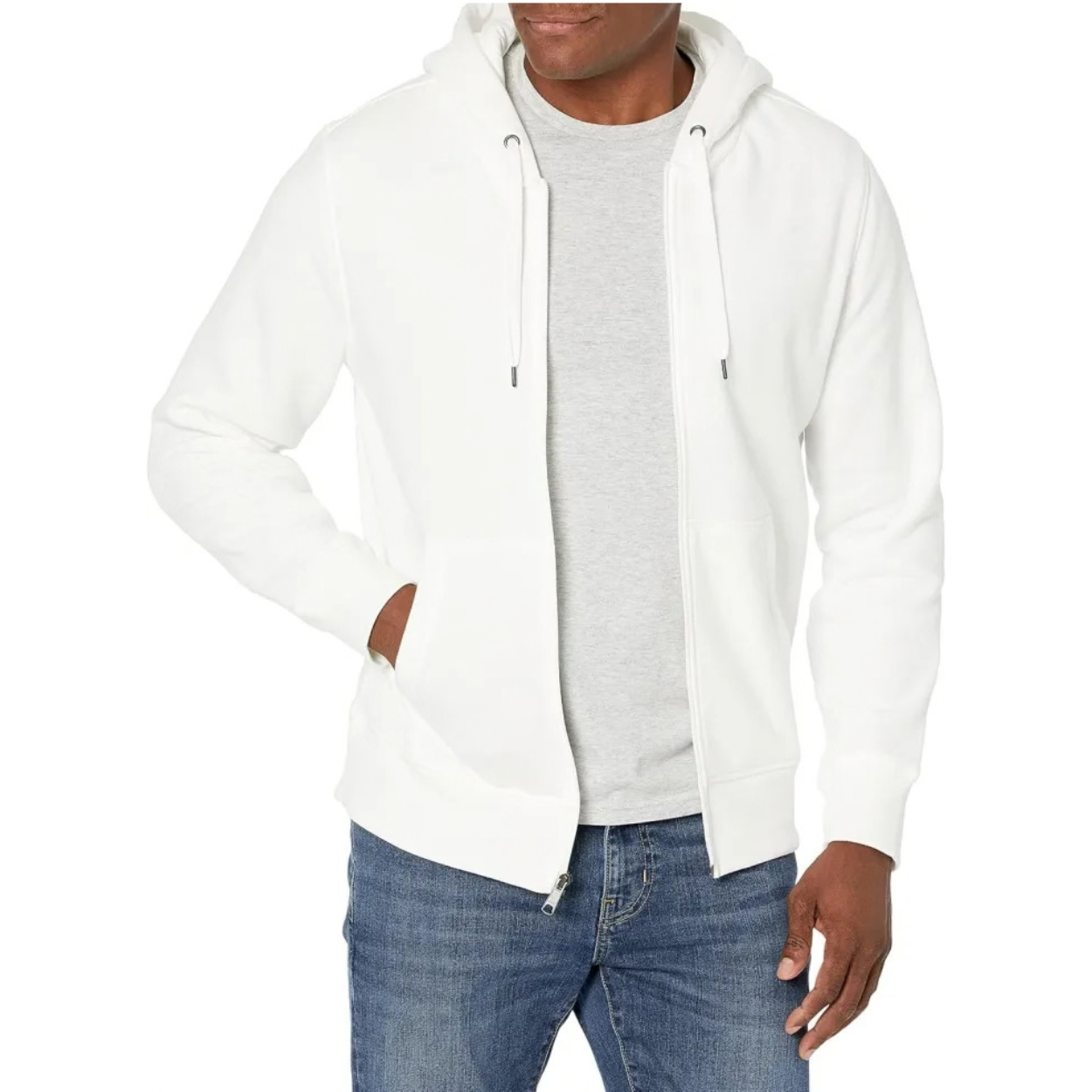 Casual Zip Up Hoodie For Everyday Wear For Men