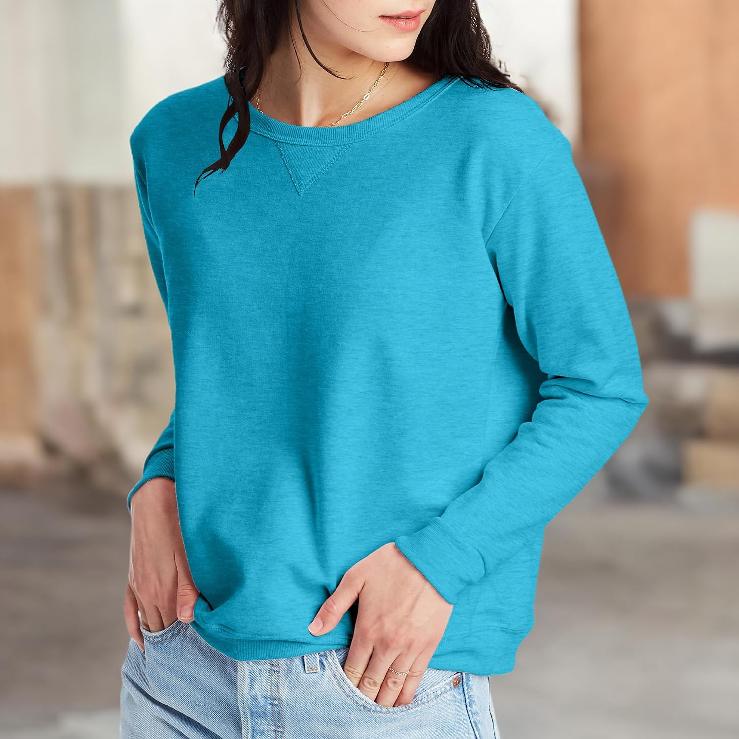 Casual Long Sleeve Sweatshirt For Women