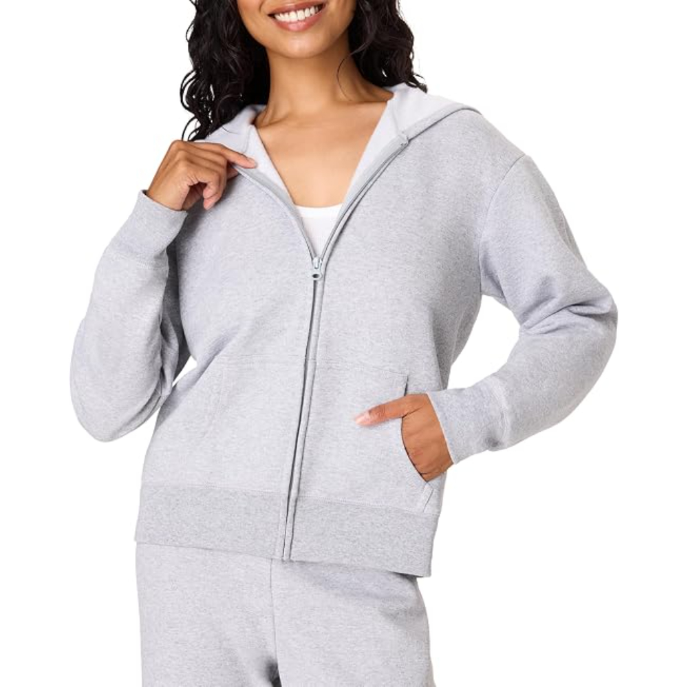 Casual Full Zip Hoodie For Everyday Wear For Women