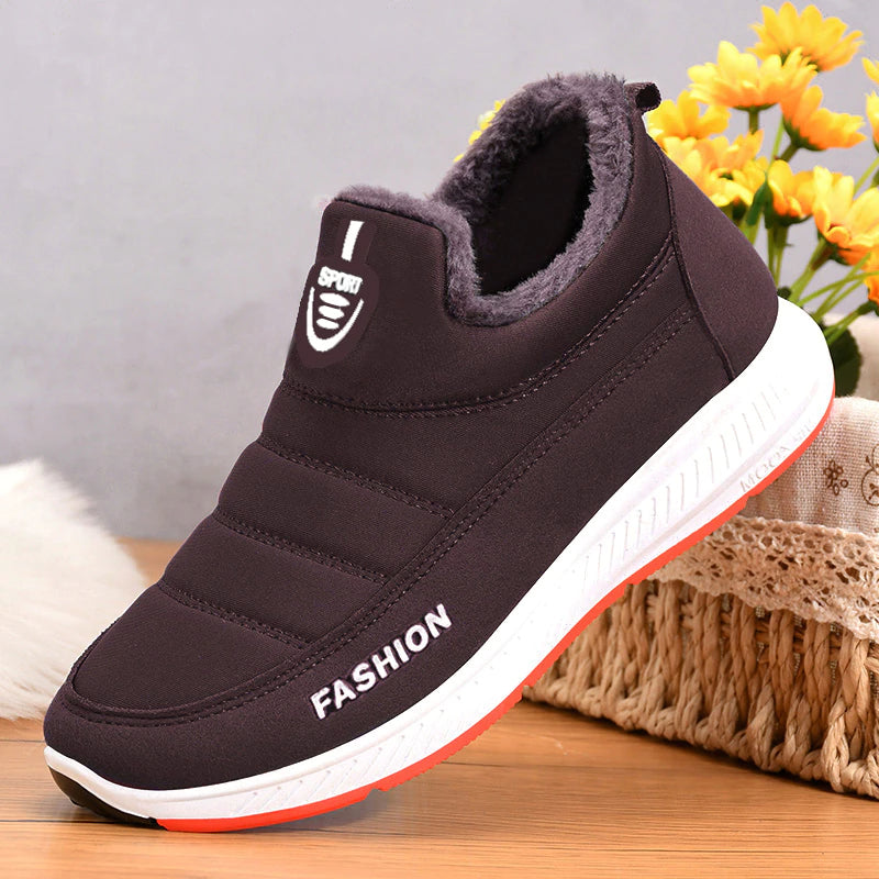 Winter Fur Slip On Snow Boots-Soco Sands