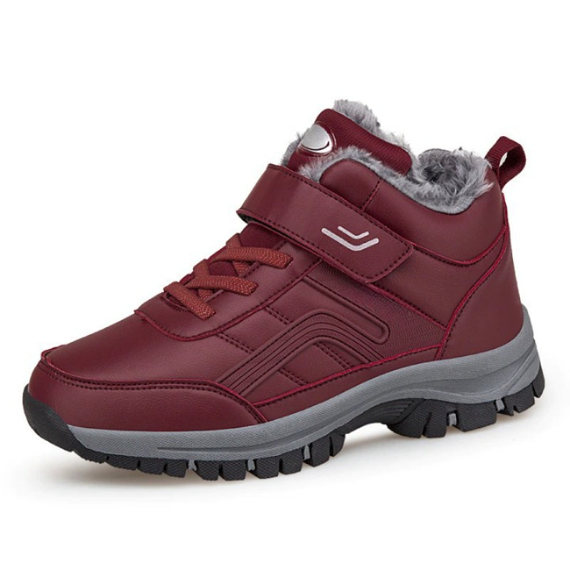 Lace-Up Warm Hiking Shoes-Soco Sands