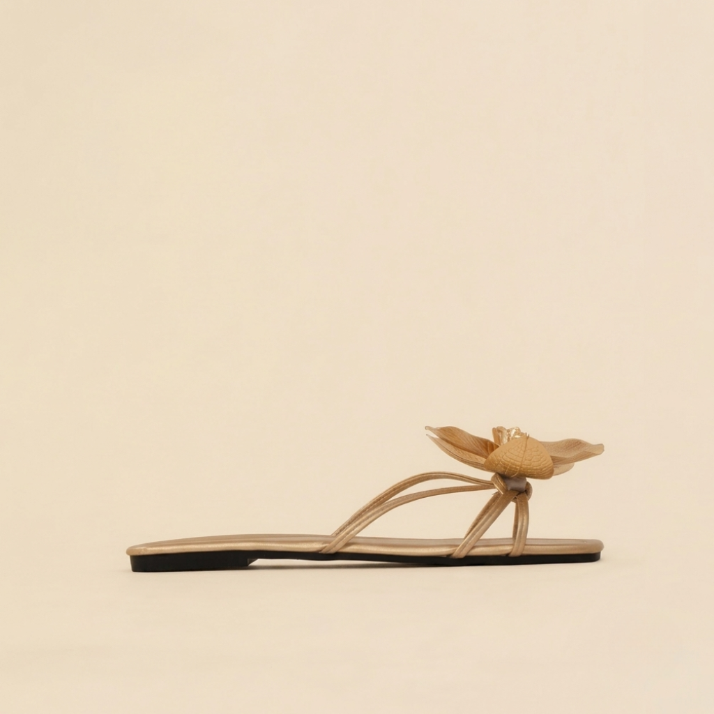 Butterfly Decor Flat Flip Flop Sandals For Women Summer Wear