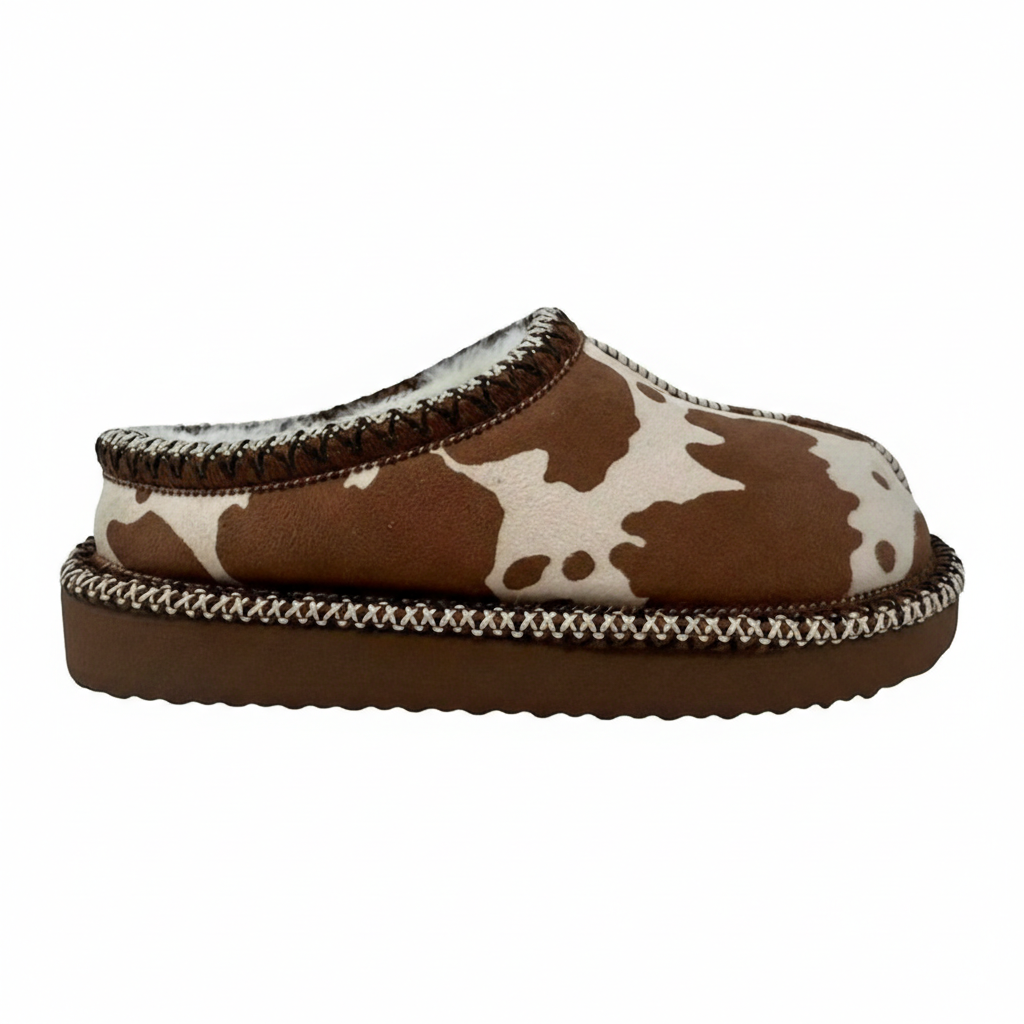 Georgina Pattern Slip On Slipper