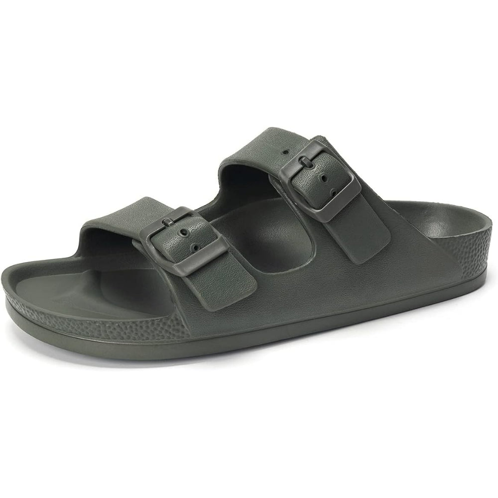 Adjustable And Comfy Buckle Patterned Sandals-Soco Sands
