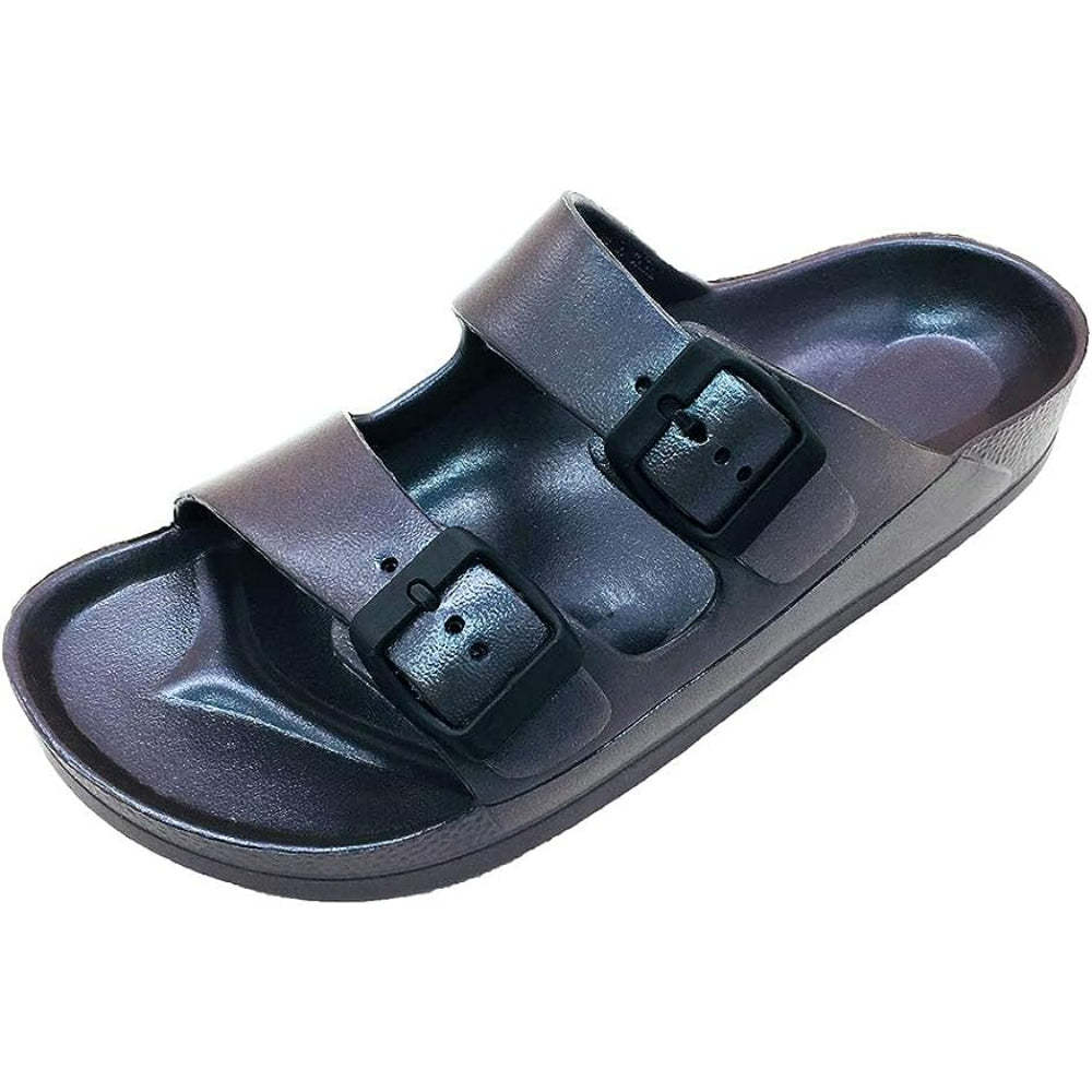 Adjustable And Comfy Buckle Patterned Sandals-Soco Sands