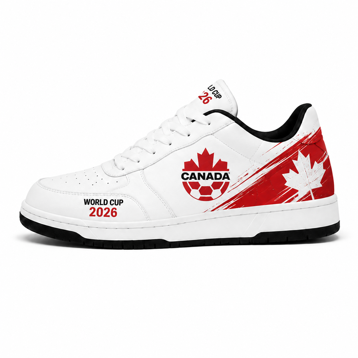 World Cup 2026 Canada Football Fan Printed Shoes