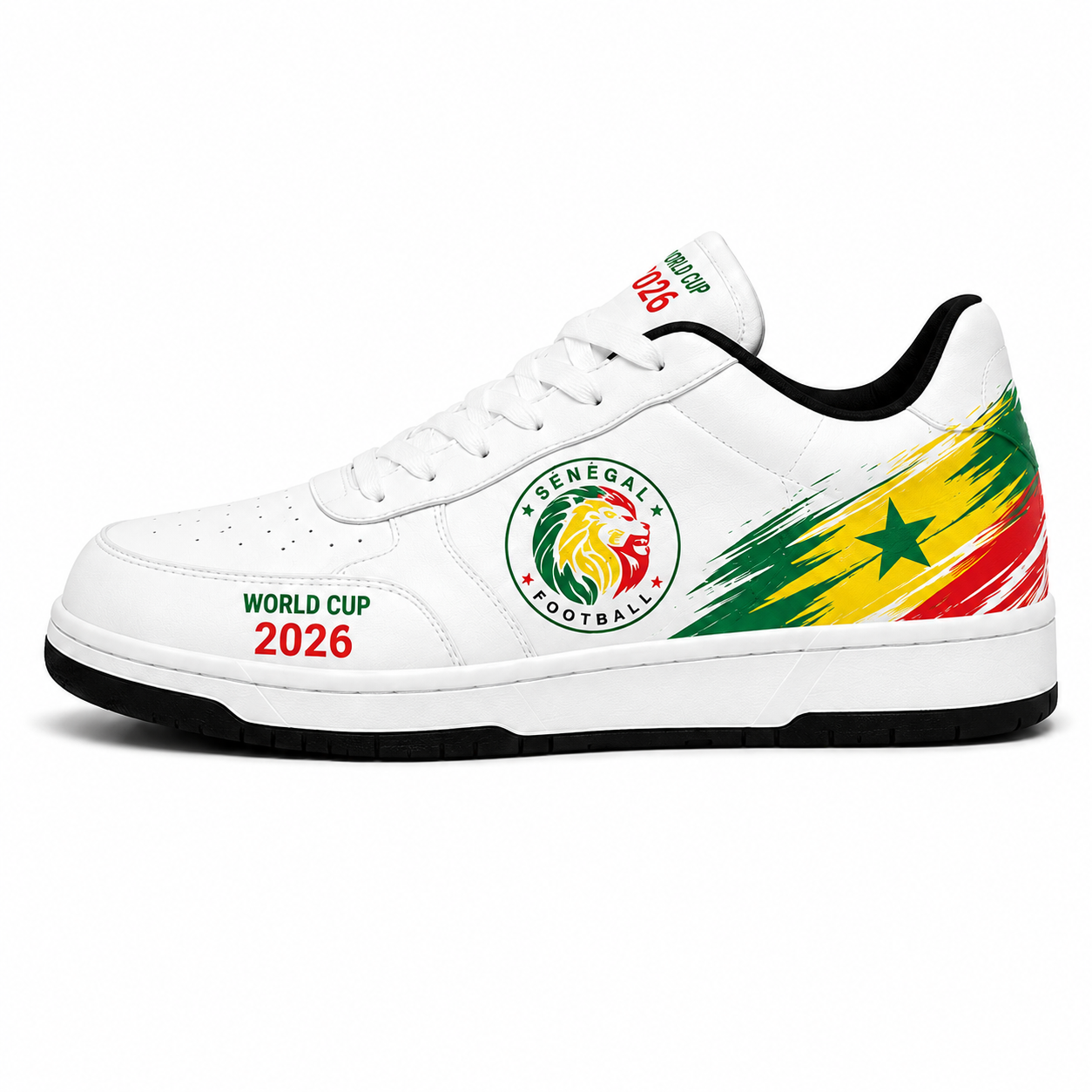 World Cup 2026 Senegal Football Fan Printed Shoes
