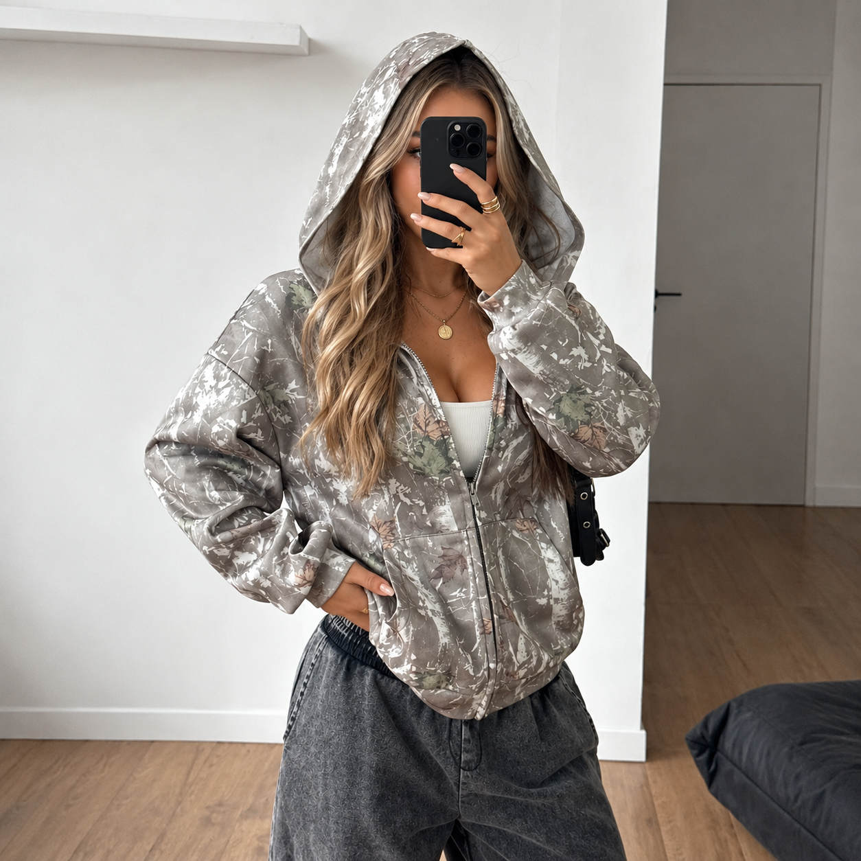 Casual Loose Graphic Printed Sweatshirt For Women