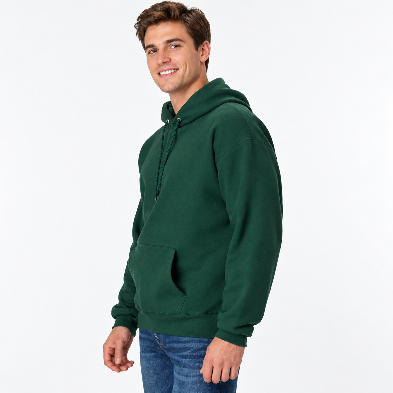 Casual Long Sleeve Pullover Hoodie For Men
