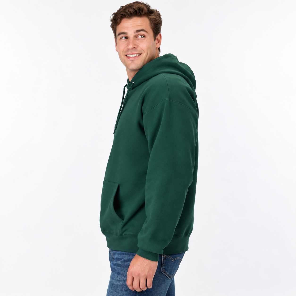 Casual Long Sleeve Pullover Hoodie For Men