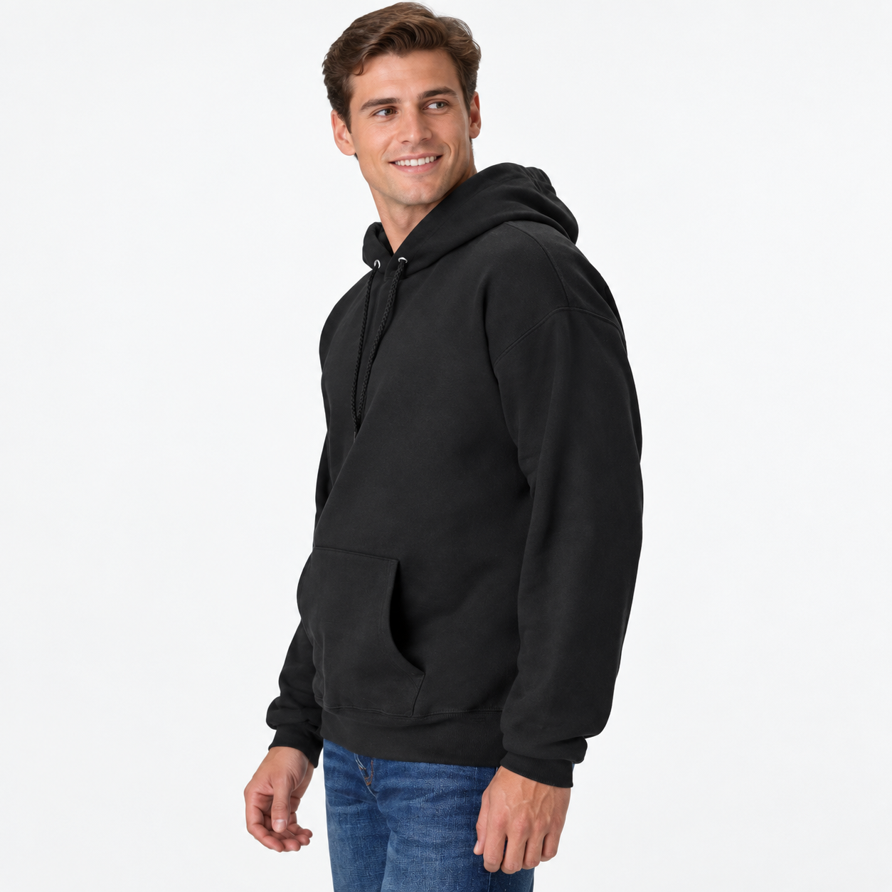 Casual Long Sleeve Pullover Hoodie For Men