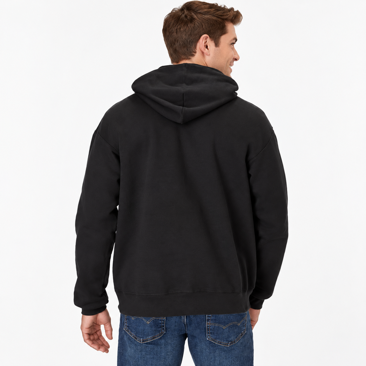 Casual Long Sleeve Pullover Hoodie For Men