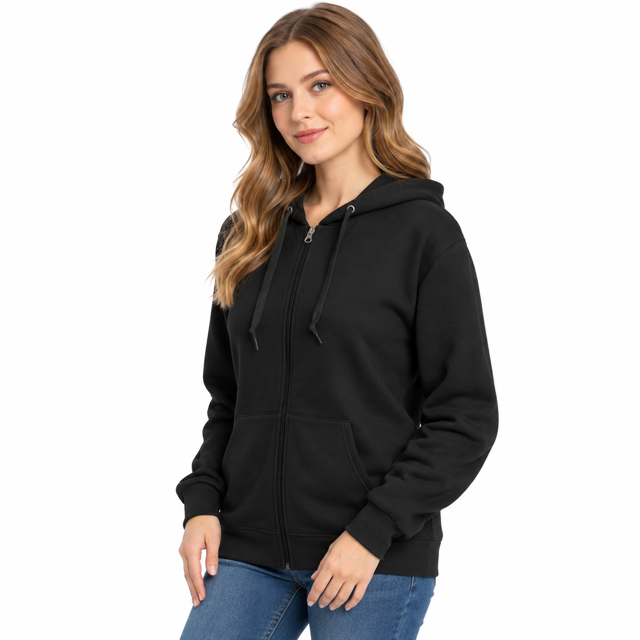 Casual Full Zip Hooded Sweatshirt For Men