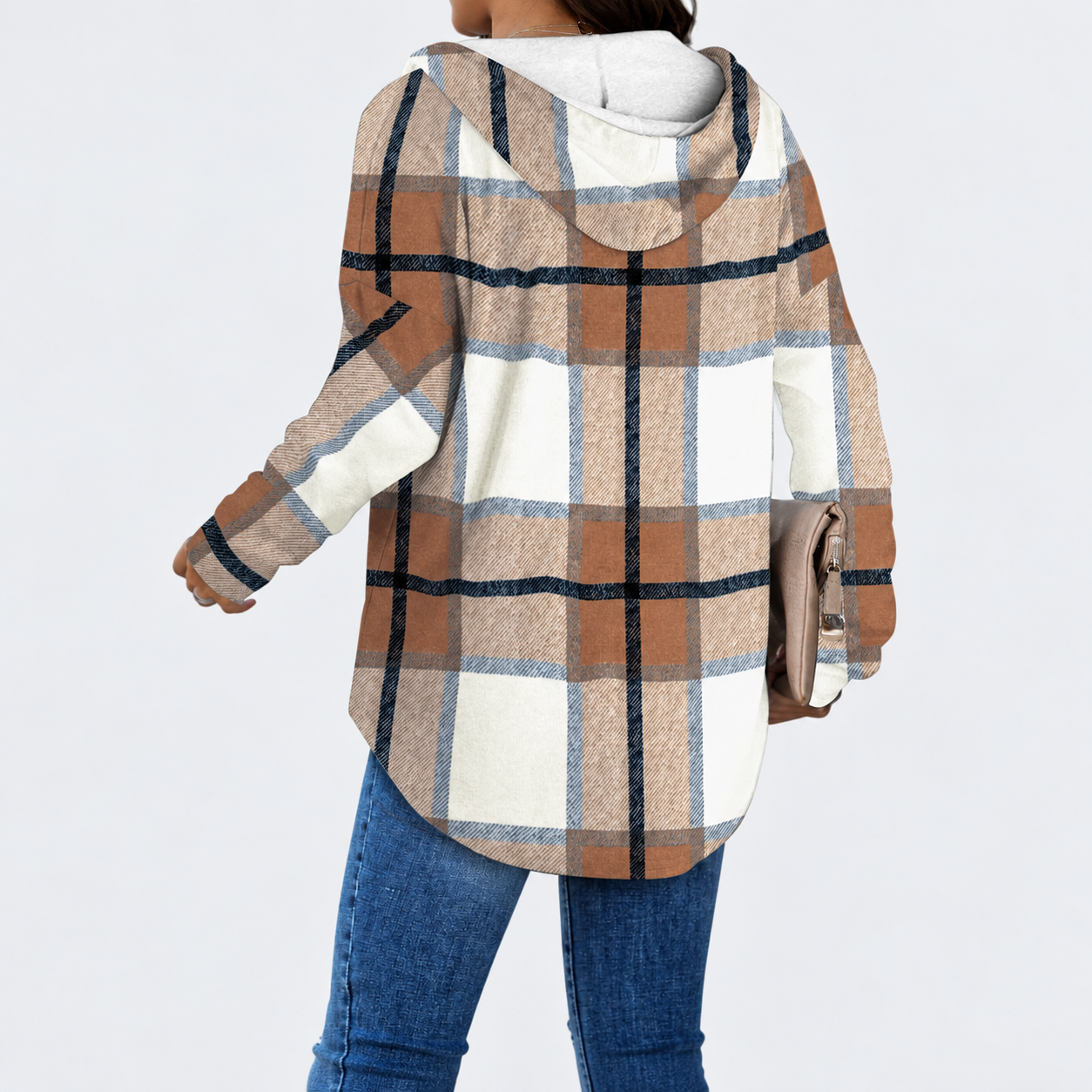 Oversized Long Sleeve Pullover Hoodie For Women
